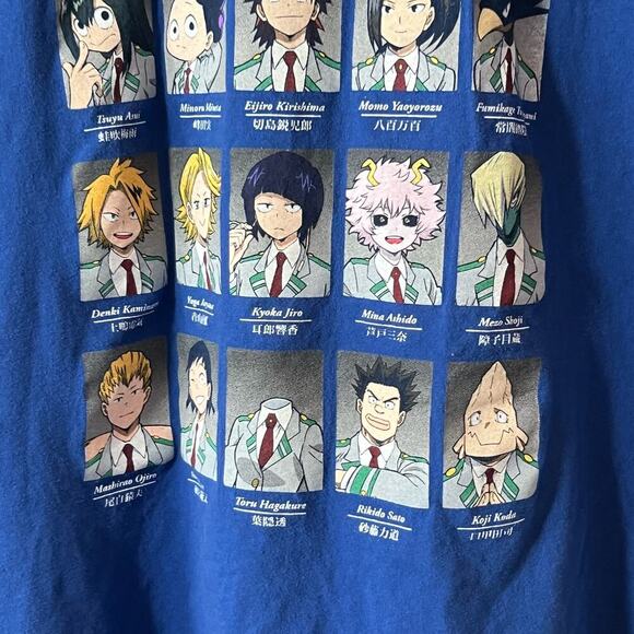 My Hero Academia Men's Blue T Shirt Size XL - Picture 3 of 6